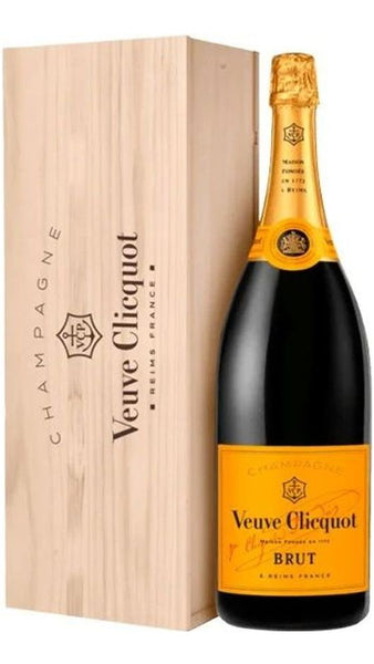 Champagne Yellow Label - Mathusalem - Cassa di Legno - Veuve Clicquot