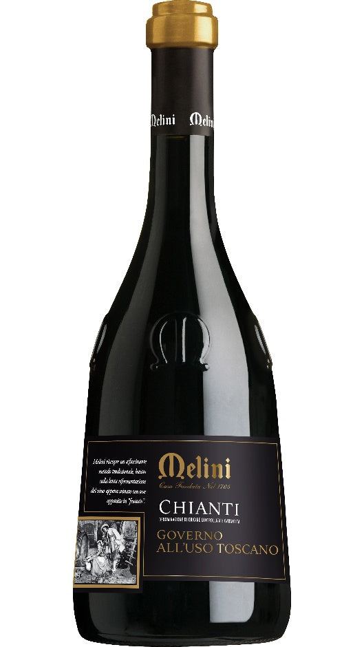 all\'uso Italy Bottle of – DOCG Melini Toscano - Governo Chianti