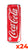 Coca Cola - Emballage cl. 33 x 24 Boîtes Sleek