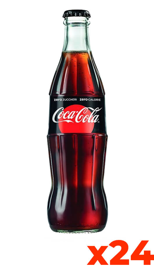 Coca Cola Zero - Pack cl. 33 x 24 Bottles – Bottle of Italy