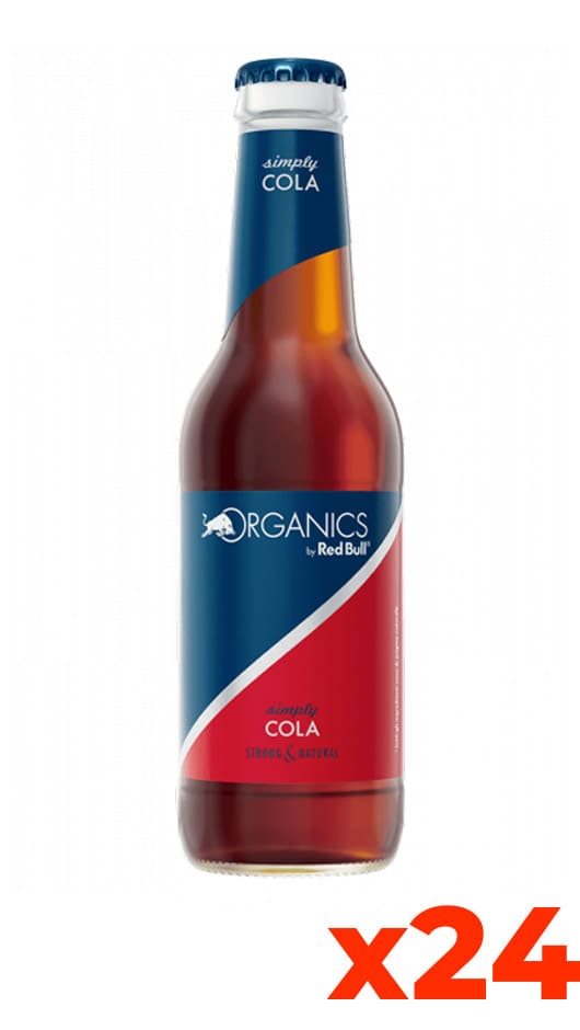 Red Bull Organics Bio Cola – Packung 25 cl x 24 Flaschen – Bottle of Italy