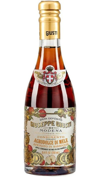 Condimento Agrodolce a Base di Frutta e Aceto 250ml - Mela - Affinato in Barrique - Giuseppe Giusti