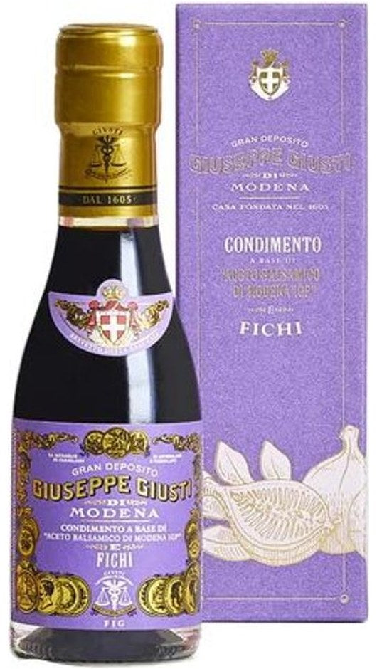 Condimento a Base di Aceto Balsamico di Modena IGP 100ml - Fichi - Astuccio - Giuseppe Giusti
