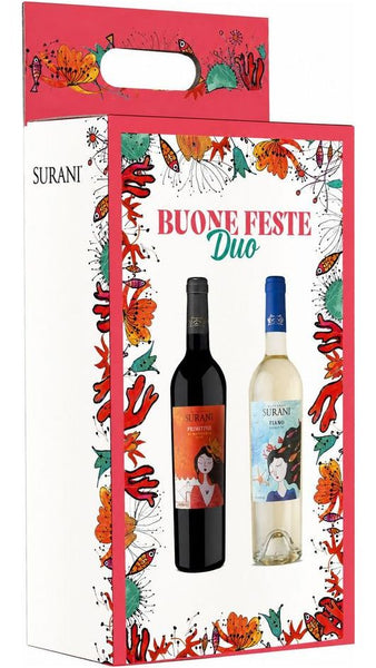 Confezione Regalo Surani - 1 Primitivo, 1 Fiano - Astuccio - Tommasi