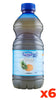 Derby Blue Pineapple 100 % – Haustier – Packung mit 1 l x 6 Flaschen