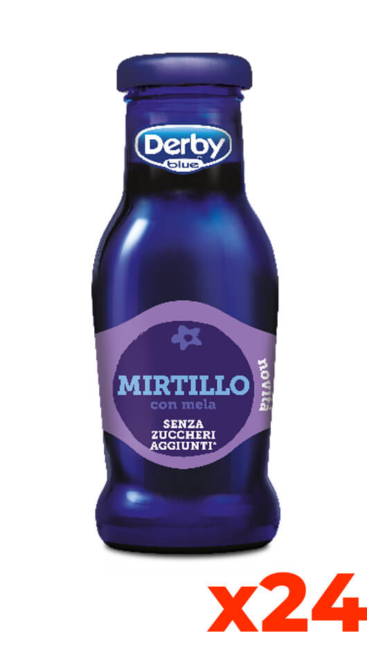 Derby Mirtillo - Senza Zucchero - Package cl. 20 x 24 Bottles