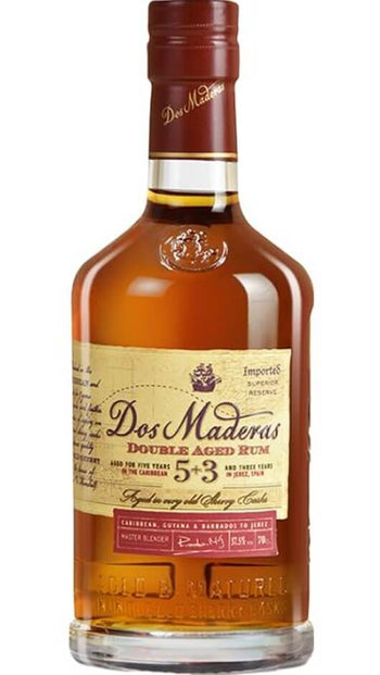 Dos Maderas Triple Aged Rum 5 + 5 bicchieri