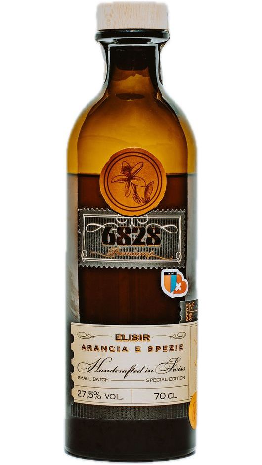 Liquore 6828 70cl - Elisir Arancia e Spezie - Distillerie Ferro