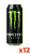 Energy Drink Monster Green - Package 35.5cl x 12 Cans