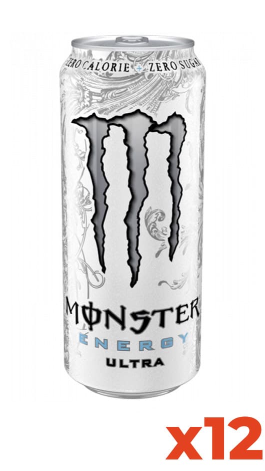 Energy Drink Monster Ultra White - Package 50cl x 24 Cans