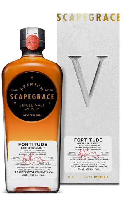 Fortitude V Single Malt Whisky - Bottiglia Numerata Astucciata 70cl - Scapegrace