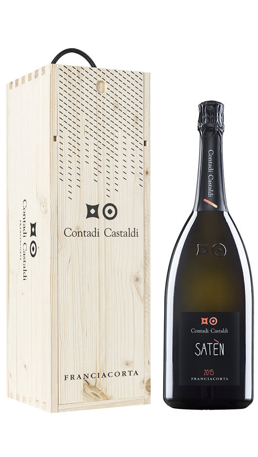 Franciacorta Satèn DOCG - Magnum - Caisse en Bois - Contadi Castaldi