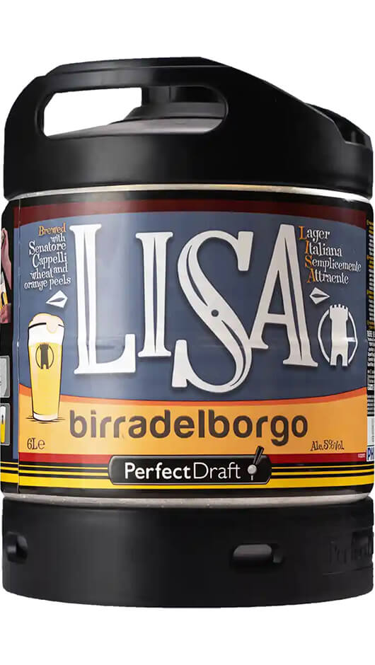 Fusto Birra Del Borgo LISA - PerfectDraft - 6L – Bottle of Italy