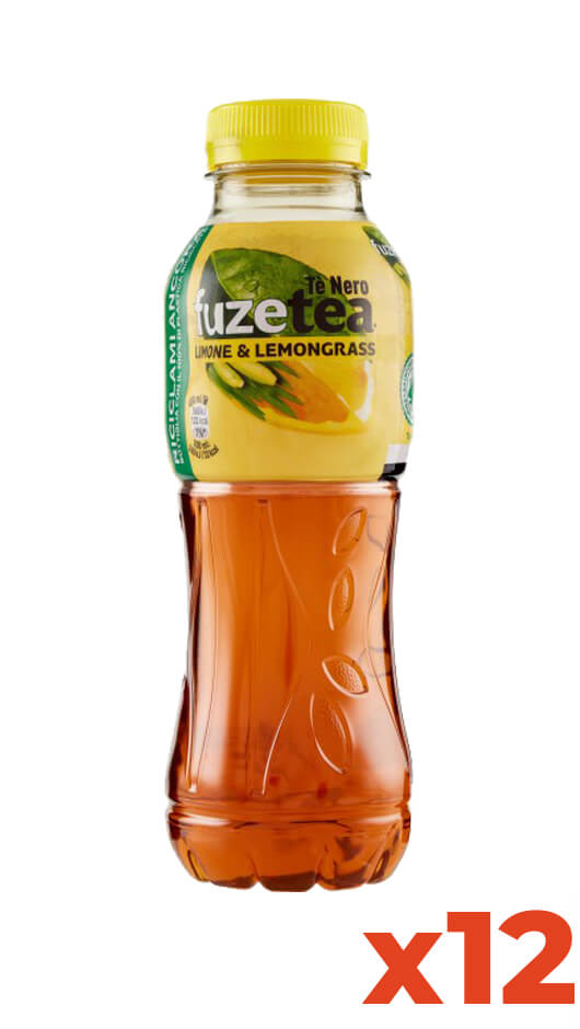 Fuze Tea Lemon & Lemon Grass - Pet - Pack cl. 40 x 12 Bottles
