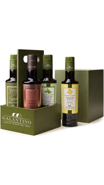 Olio Extravergine di Oliva Set da Tavolo - Astucciato - Galantino