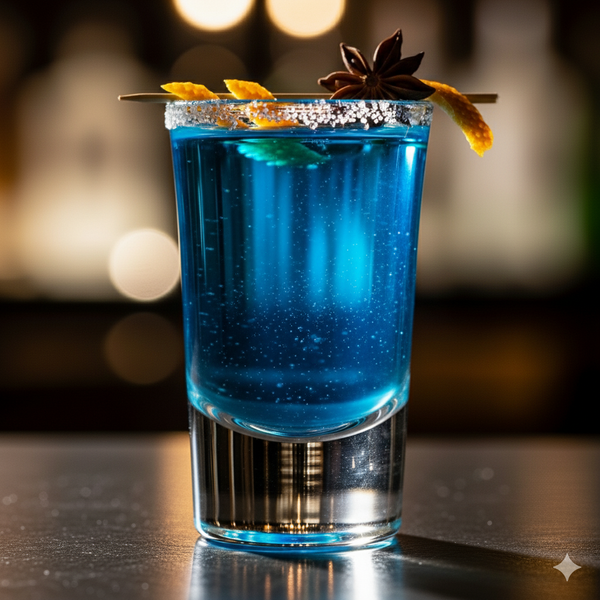 Crystallized Curacao Liqueur 50cl - Giarola