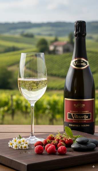 Spumante Viktorija Rosé Brut Nature - Slavcek