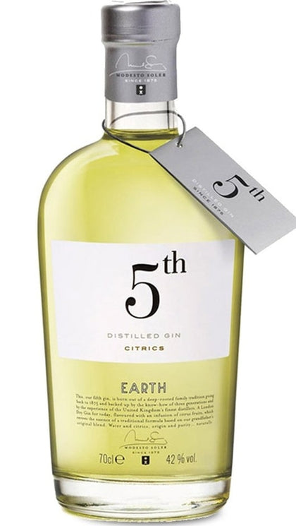 Gin 5Th Earth Citrics 70cl
