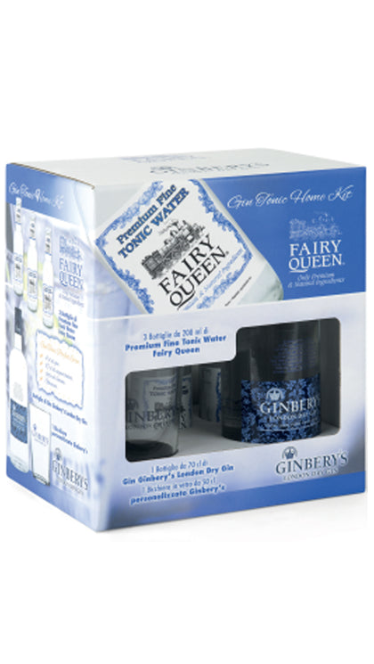 Gin London dry 70cl + Gin tonic Home Kit - Ginbery's