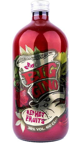 Gin Big Gino Red Hot Fruits 100cl - Roby Marton