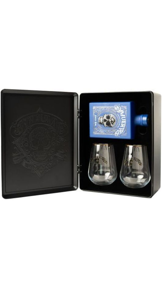 Gin Blue 70Cl Metal Box - Amuerte
