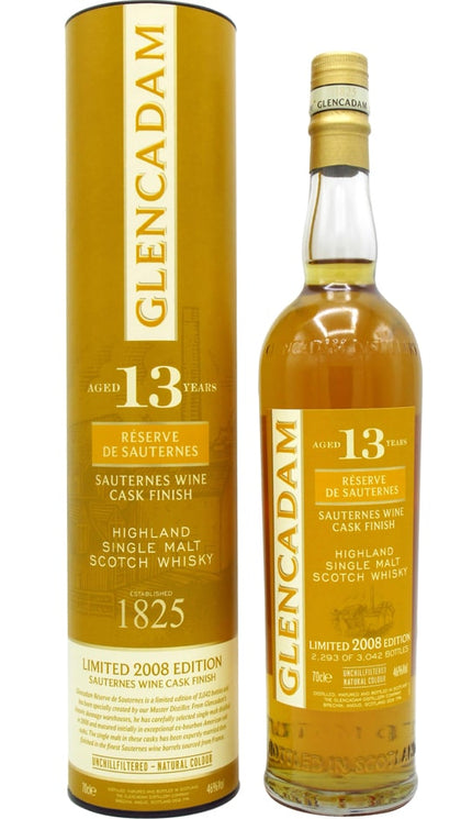 Glencadam 13 anni Sauternes Wine Cask Finish - 70cl - Eingepackt