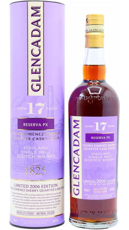 Glencadam 17 Jahre Pedro Ximenez Sherry Viertelfass-Finish - 70cl - In Geschenkbox