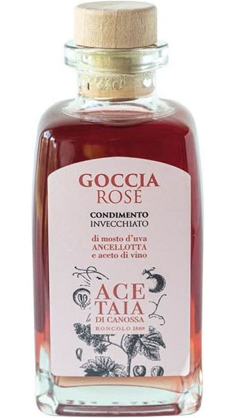 Goccia Rosé - Condimento balsamico Invecchiato 5 anni 250ml - Acetaia Di Canossa