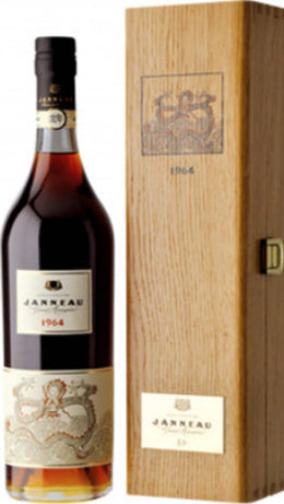 Grand Armagnac Janneau Dragon 1964 - 70cl - Holzkiste