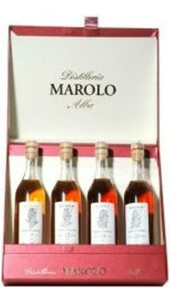 Grappa di Barolo 9, 12, 15, 20 anni 20cl - For Four - Confezione - Marolo