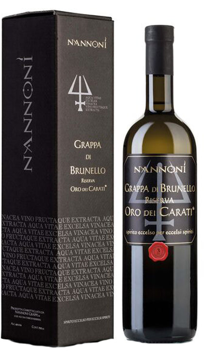 Grappa di Brunello Riserva Oro dei Carati - 70cl - Eingepackt