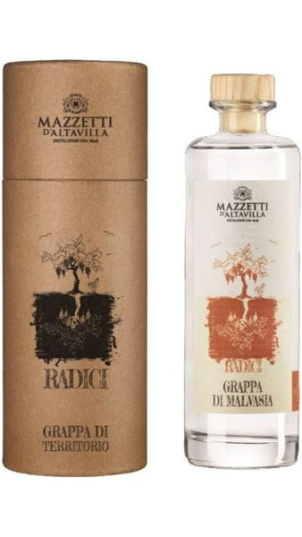 Grappa di Malvasia 50cl - Astucciato - Radici - Mazzetti