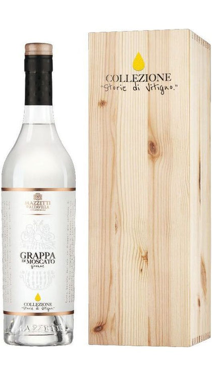 Grappa di Moscato 70cl - Astucciato - Storie di Vitigno - Mazzetti