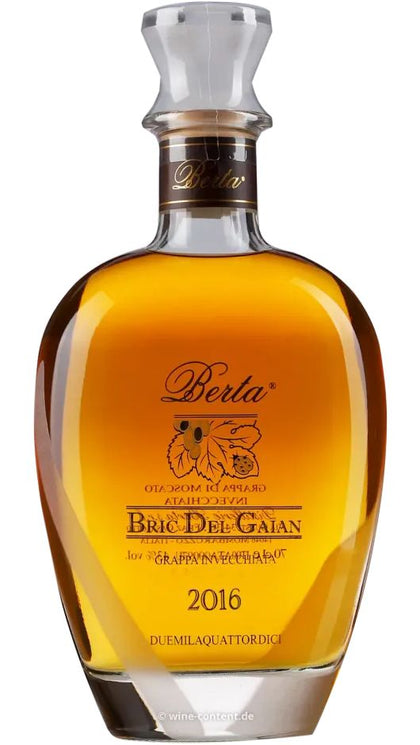 Grappa Moscato 70cl - Bric del Gaian 2017 - Distilleria Berta