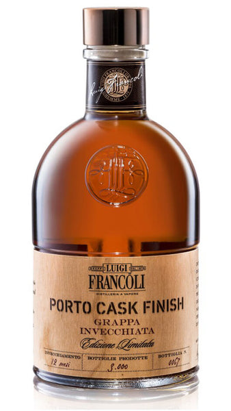 Grappa Porto Cask Finish  50cl - Luigi Francoli
