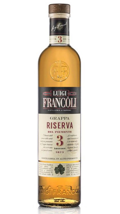 Grappa Francoli Riserva 3 Anni 70cl