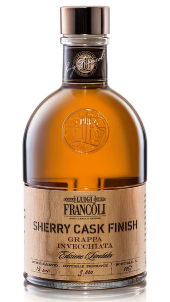Grappa Sherry Cask Finish  50cl - Luigi Francoli