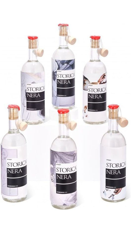 Grappa Storica Nera 50cl - Special Edition Romina Dorigo - Astucciato - Domenis
