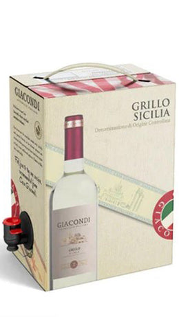 Grillo Sicilia DOC - bag-in-box - 5 Liters - Giacondi
