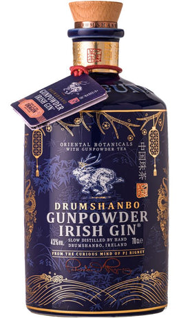 Irish Gin Gunpowder Dragon Edition in Ceramic Bottle 70cl - The Shed Distillery