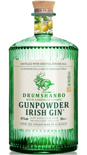 Irish Gin Gunpowder Sardinian Citrus 70cl - The Shed Distillery