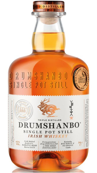 Irish Whisky Drumshanbo 70cl - Single Pot Still - The Shed Distillery