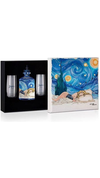 Luxury Box Con Cover Quadro + 1 Gin J. Rose Limited Edition 70cl + 2 Bicchieri