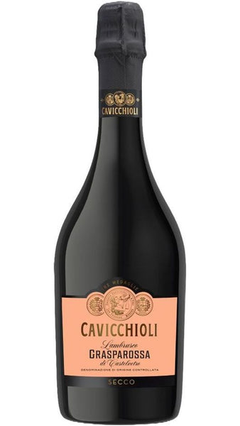 Lambrusco Grasparossa di Castelvetro DOC - Tre Medaglie Secco - Cavicchioli