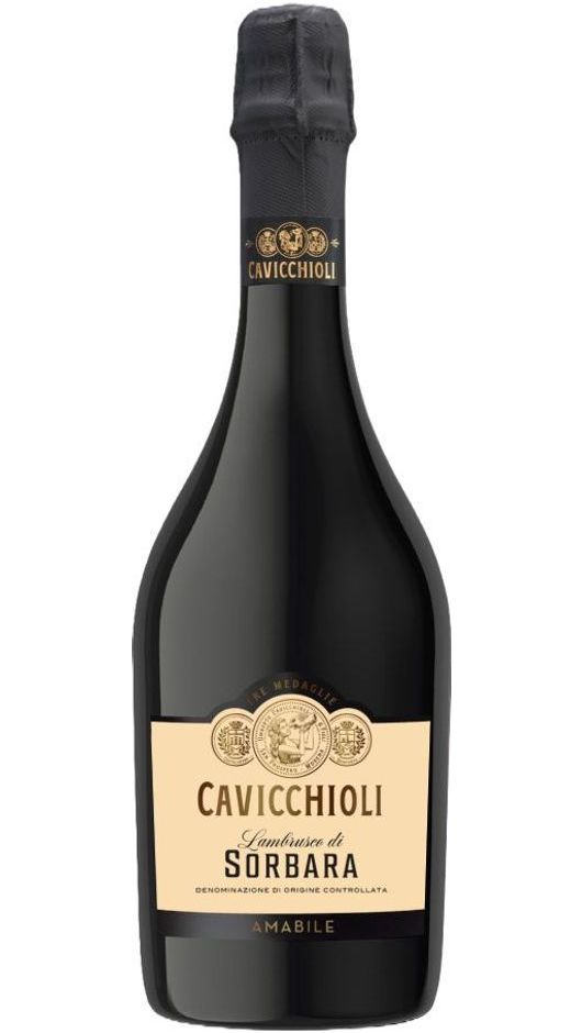 Lambrusco di Sorbara DOC - Tre Medaglie Amabile - Cavicchioli