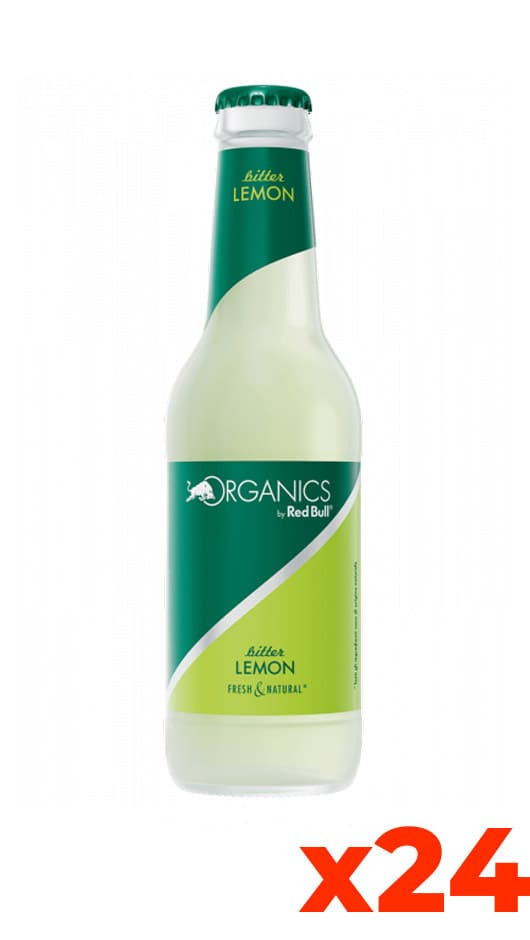 Lemon Red Bull Organics Bio - Verpackung 25cl x 24 Flaschen