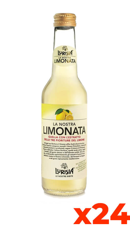 Limonata Lurisia - Verpackung 27.5cl x 24 Flaschen