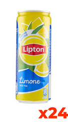 Lipton Eistee Zitrone - Packung cl. 33 x 24 glatte Dosen – Bottle of Italy