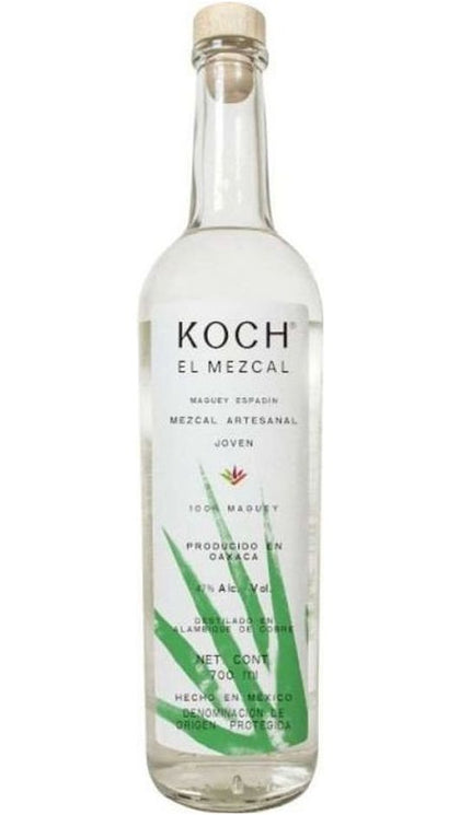 Mezcal Espadin Distilled with Lamb Leg 70cl - Koch