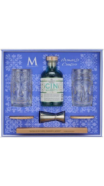 Momento Creativo Gin 50cl + 2 Bicchieri Tiki - Mazzetti
